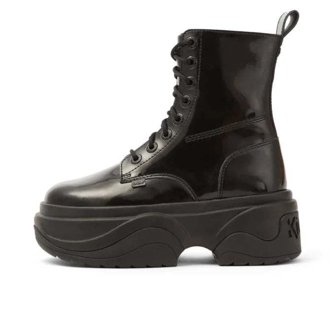 Stivale Kade unisex per adulti in vernice nera Stivale Kade unisex per adulti in vernice nera