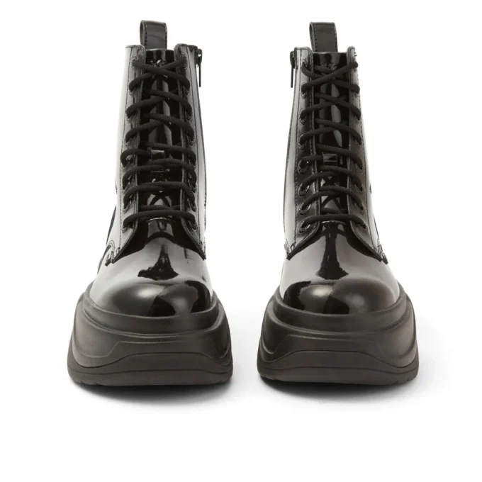 Stivale Kade unisex per adulti in vernice nera Stivale Kade unisex per adulti in vernice nera