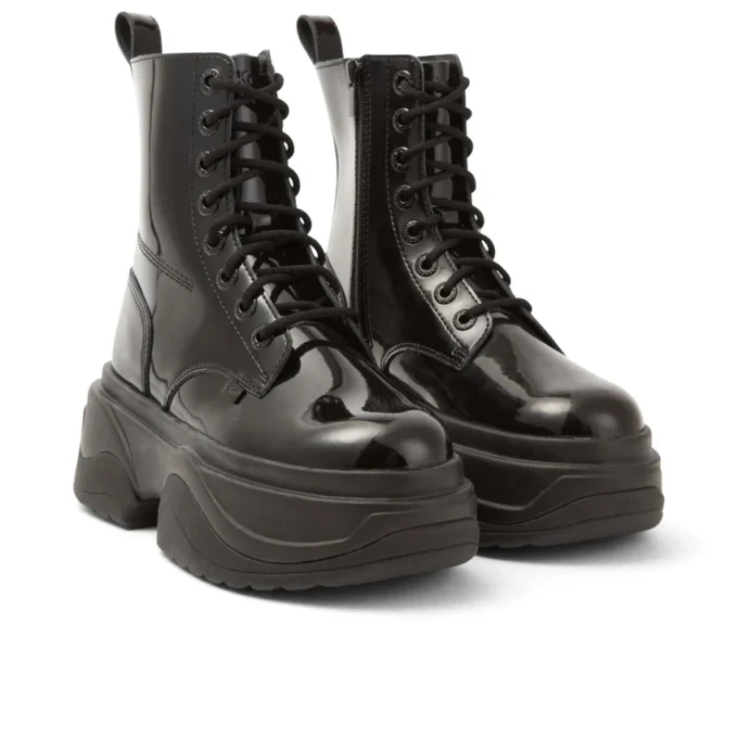 Stivale Kade unisex per adulti in vernice nera Stivale Kade unisex per adulti in vernice nera
