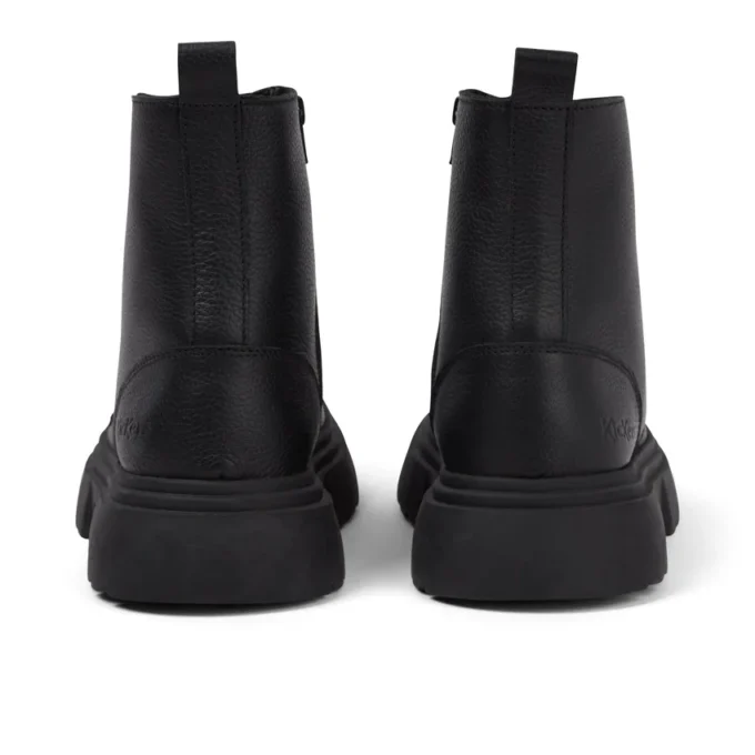 Stivaletti Kenzi da ragazza in pelle nera con ciondolo Stivaletti Kenzi da ragazza in pelle nera con ciondolo