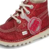 Stivaletti Kick Hi Glitter unisex per neonati, rossi Stivaletti Kick Hi Glitter unisex per neonati, rossi