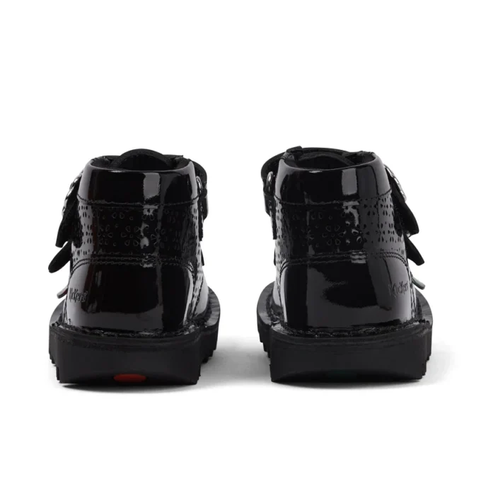 Stivaletti Kick Hi Meadow in vernice nera per neonate Stivaletti Kick Hi Meadow in vernice nera per neonate