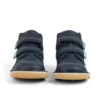 Stivaletti Kick Hi Roll ZigZag in pelle blu navy per neonati Stivaletti Kick Hi Roll ZigZag in pelle blu navy per neonati