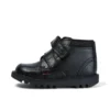 Stivaletti Kick Hi Scuff in pelle nera per neonati maschi Stivaletti Kick Hi Scuff in pelle nera per neonati maschi
