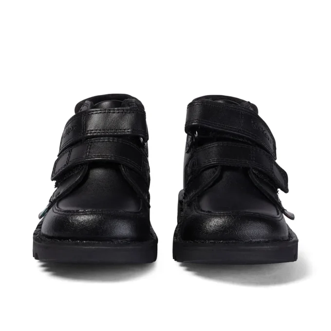 Stivaletti Kick Hi Scuff in pelle nera per neonati maschi Stivaletti Kick Hi Scuff in pelle nera per neonati maschi