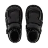 Stivaletti Kick Hi Vel Brogue in vernice nera per neonate Stivaletti Kick Hi Vel Brogue in vernice nera per neonate