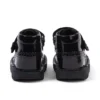 Stivaletti Kick Hi Vel Brogue in vernice nera per neonate Stivaletti Kick Hi Vel Brogue in vernice nera per neonate