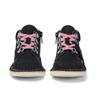 Stivaletti Kick Hi Winter in nabuk nero per bambine