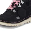 Stivaletti Kick Hi Winter in nabuk nero per bambine Stivaletti Kick Hi Winter in nabuk nero per bambine