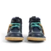 Stivaletti Kick Hi ZigZag in pelle blu navy per neonati Stivaletti Kick Hi ZigZag in pelle blu navy per neonati