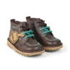 Stivaletti Kick Hi ZigZag in pelle marrone per neonati maschi Stivaletti Kick Hi ZigZag in pelle marrone per neonati maschi