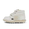 Stivaletti unisex Kick Hi Glitter per neonati, bianchi Stivaletti unisex Kick Hi Glitter per neonati, bianchi
