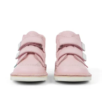 Stivaletti unisex Kick Hi Roll in pelle rosa chiaro