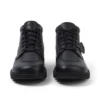Stivaletto Kick da adulto unisex in pelle martellata nera