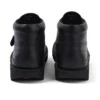 Stivaletto Kick da adulto unisex in pelle martellata nera