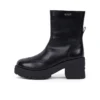 Stivali Edie da donna in pelle nera Stivali Edie da donna in pelle nera