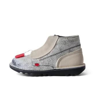 Stivali in pelle ACW* Kick Hi unisex per adulti, bianchi Stivali in pelle ACW* Kick Hi unisex per adulti, bianchi