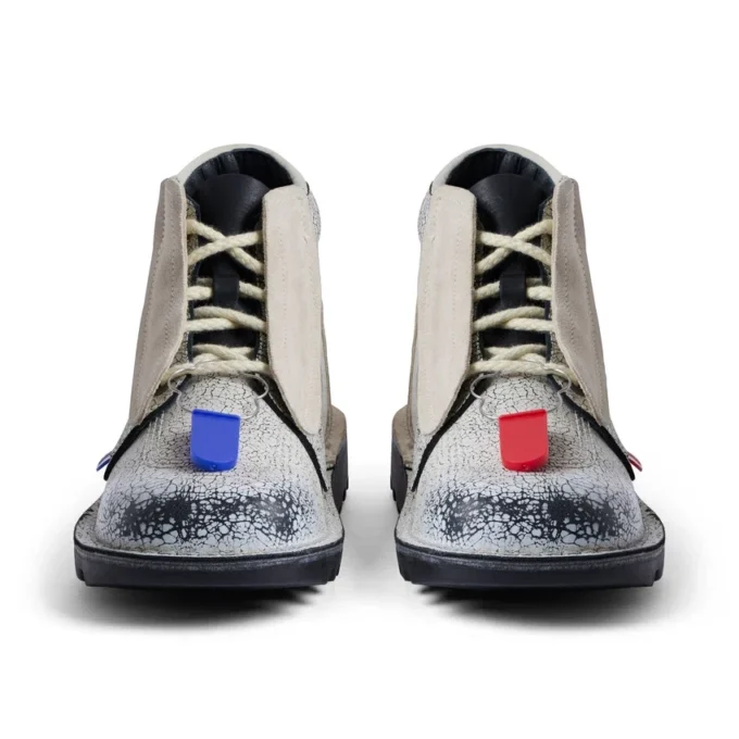 Stivali in pelle ACW* Kick Hi unisex per adulti, bianchi Stivali in pelle ACW* Kick Hi unisex per adulti, bianchi