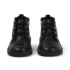 Stivali in pelle Adlar Hi Scallop per bambine, neri Stivali in pelle Adlar Hi Scallop per bambine, neri