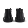 Stivali in pelle Adlar Hi Scallop per bambine, neri Stivali in pelle Adlar Hi Scallop per bambine, neri
