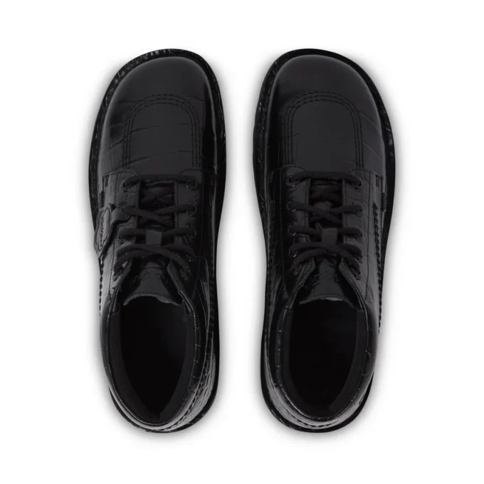 Stivali Kick Hi Croc in pelle per adulti unisex, nero Stivali Kick Hi Croc in pelle per adulti unisex, nero