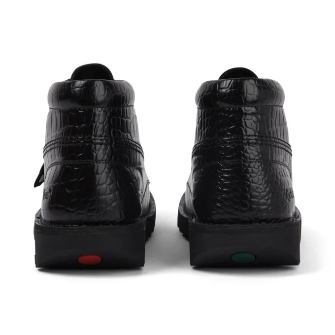 Stivali Kick Hi Croc in pelle per adulti unisex, nero Stivali Kick Hi Croc in pelle per adulti unisex, nero