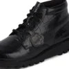 Stivali Kick Hi Croc in pelle per adulti unisex, nero Stivali Kick Hi Croc in pelle per adulti unisex, nero