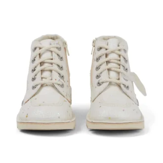 Stivali Kick Hi Glitter da bambino/bambina, bianchi