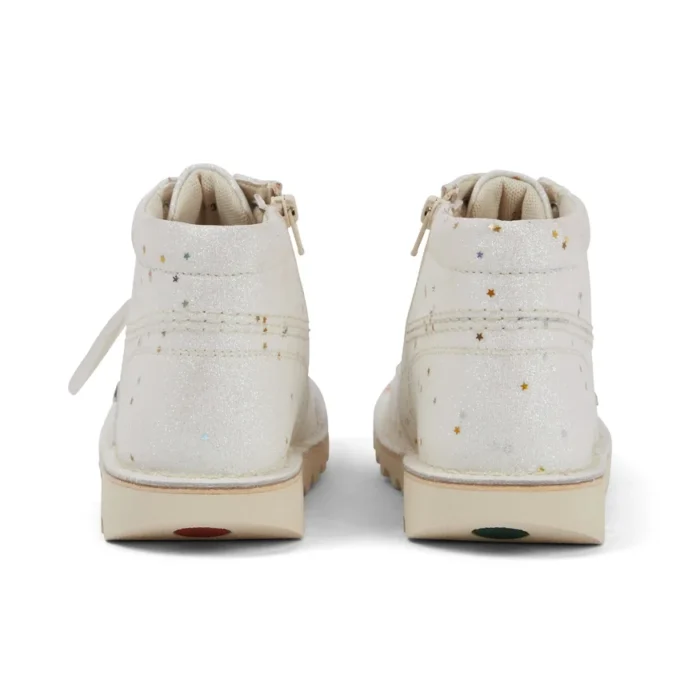 Stivali Kick Hi Glitter da bambino/bambina, bianchi Stivali Kick Hi Glitter da bambino/bambina, bianchi