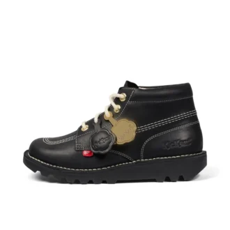 Stivali Kick Hi Goldie unisex per adulti, neri