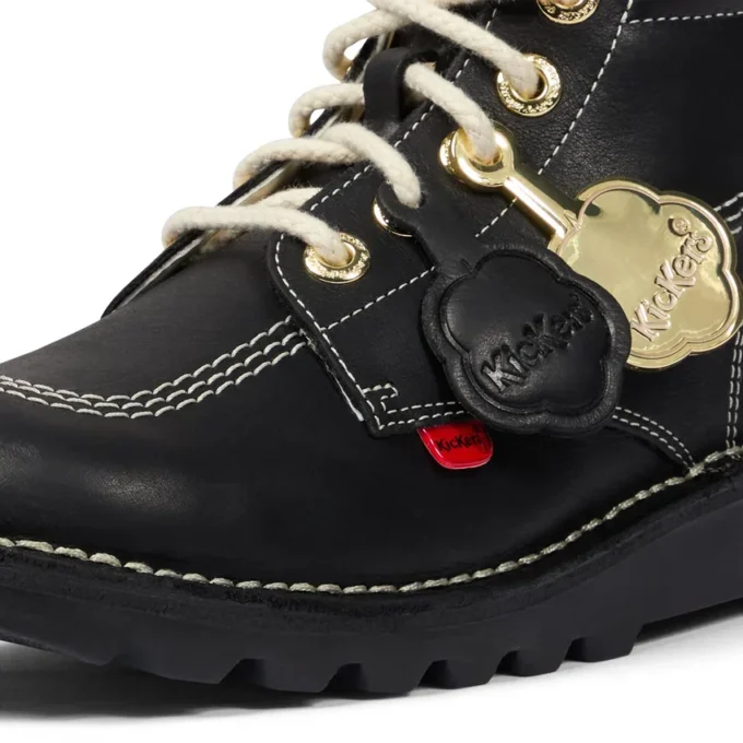 Stivali Kick Hi Goldie unisex per adulti, neri Stivali Kick Hi Goldie unisex per adulti, neri