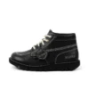 Stivali Kick Hi in pelle martellata Mains Grigio per adulti unisex