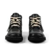 Stivali Kick Hi in pelle martellata Mains Grigio per adulti unisex