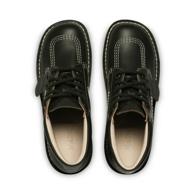 Stivali Kick Hi in pelle martellata Mains verde scuro unisex per adulti Stivali Kick Hi in pelle martellata Mains verde scuro unisex per adulti
