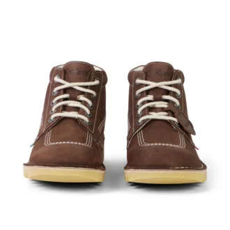 Stivali Kick Hi in pelle scamosciata marroni unisex per adulti