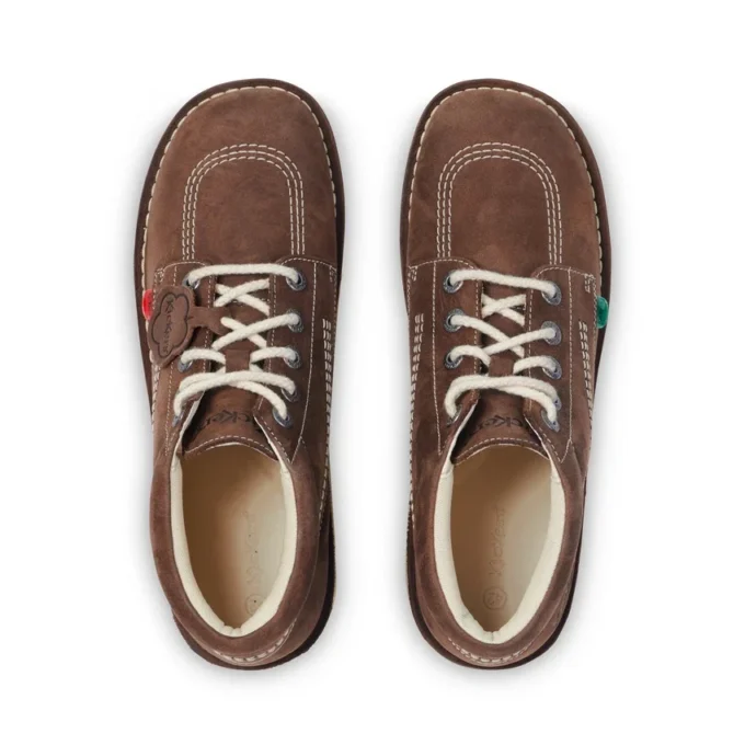 Stivali Kick Hi in pelle scamosciata marroni unisex per adulti Stivali Kick Hi in pelle scamosciata marroni unisex per adulti