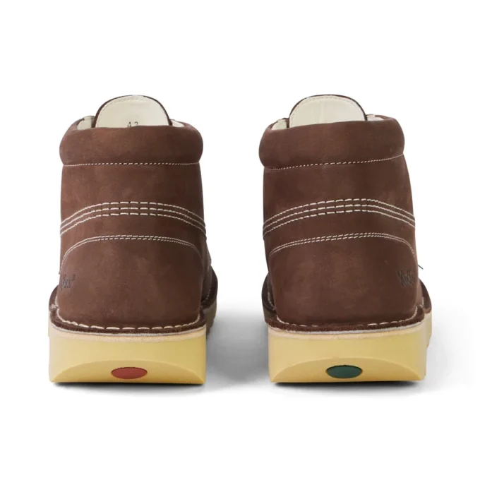 Stivali Kick Hi in pelle scamosciata marroni unisex per adulti Stivali Kick Hi in pelle scamosciata marroni unisex per adulti