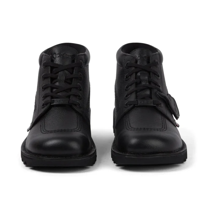 Stivali Kick Hi Tab in pelle per uomo, nero Stivali Kick Hi Tab in pelle per uomo, nero