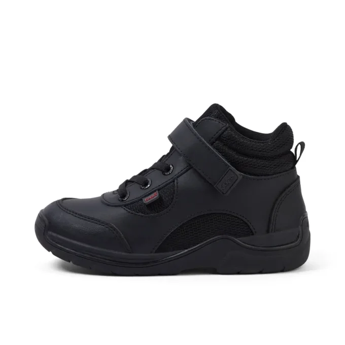 Stomper Hi in pelle nera per bambini Stomper Hi in pelle nera per bambini