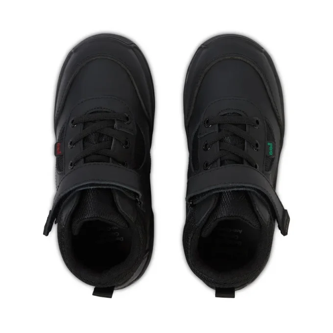 Stomper Hi in pelle nera per bambini Stomper Hi in pelle nera per bambini
