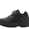 Stomper Mid in pelle nera per bambini Stomper Mid in pelle nera per bambini