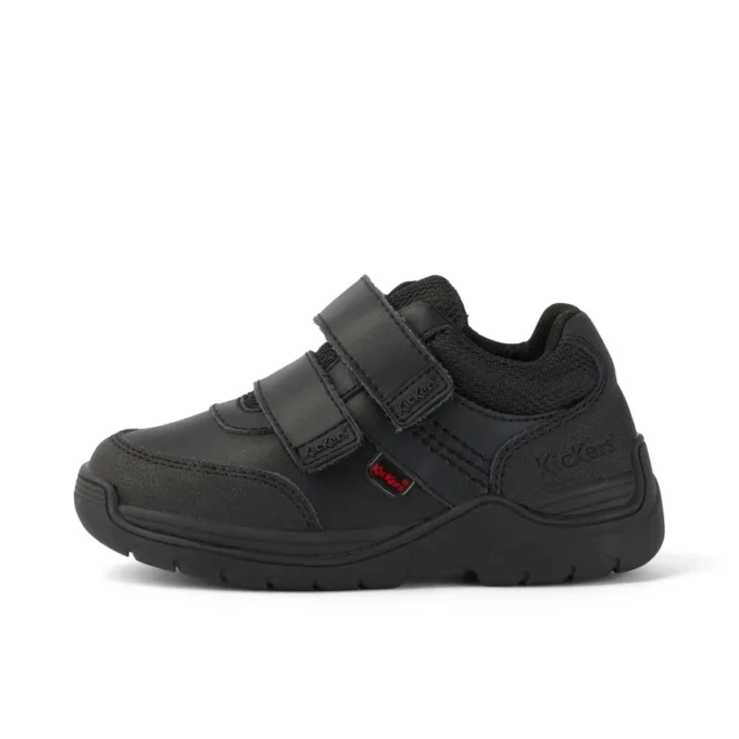 Stomper Mid in pelle nera per ragazzi Stomper Mid in pelle nera per ragazzi