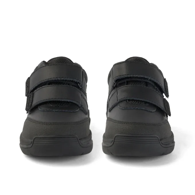 Stomper Mid in pelle nera per bambini Stomper Mid in pelle nera per bambini