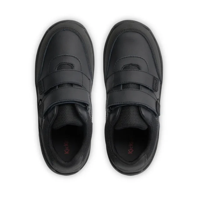Stomper Mid in pelle nera per ragazzi Stomper Mid in pelle nera per ragazzi