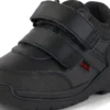 Stomper Mid in pelle nera per bambini Stomper Mid in pelle nera per bambini