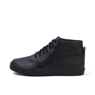 Tovni Hi in pelle nera unisex per adulti