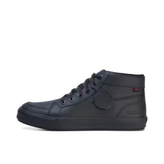 Tovni Hi in pelle nera unisex per adulti