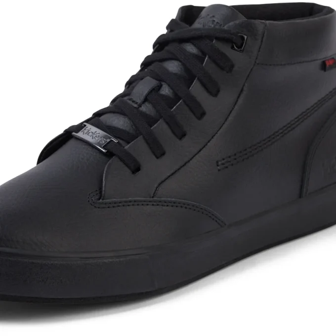 Tovni Hi in pelle nera unisex per adulti Tovni Hi in pelle nera unisex per adulti