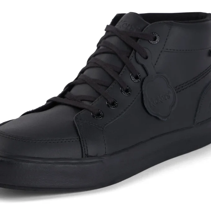 Tovni Hi in pelle nera unisex per adulti Tovni Hi in pelle nera unisex per adulti