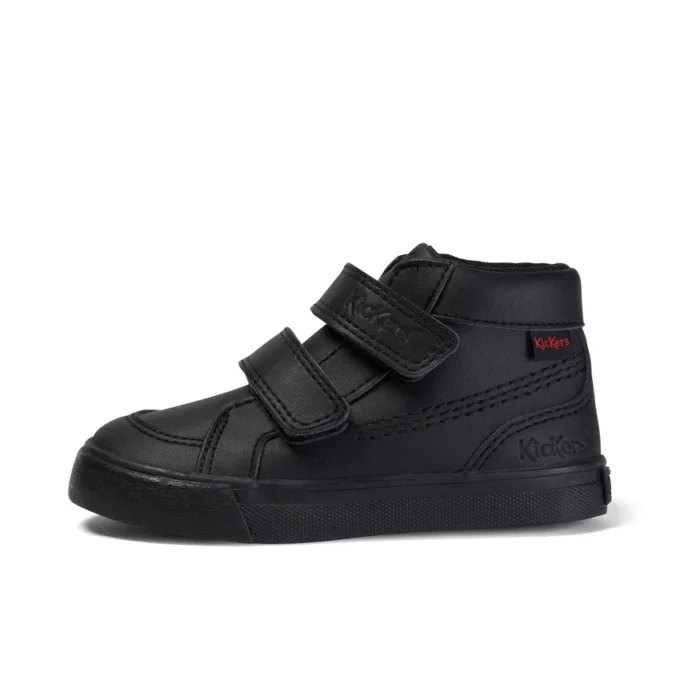 Tovni Hi in pelle nera unisex per neonati Tovni Hi in pelle nera unisex per neonati